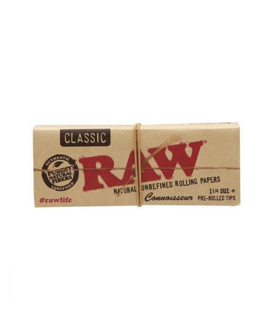 Raw Classic Connoisseur 1¼ + Pre-rolled Tips